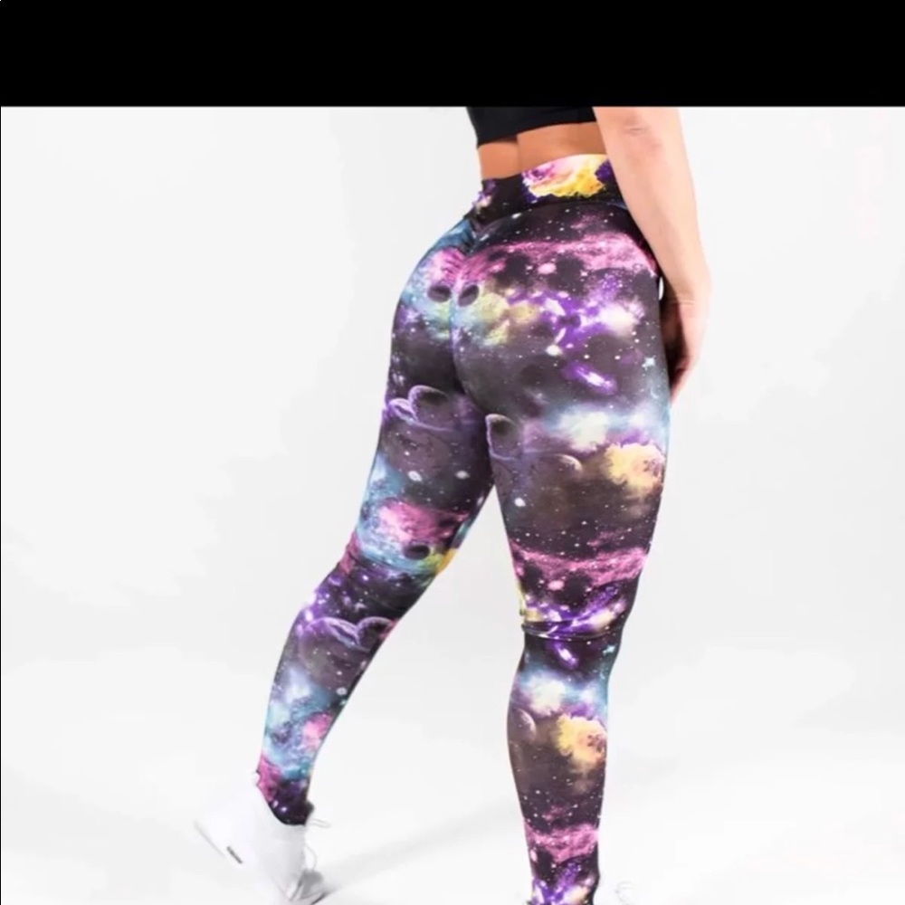 Celestial Bodiez Galaxy Leggings NWT